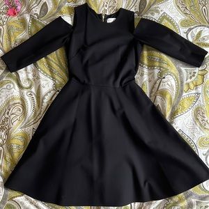 Black cold shoulder Eliza J dress